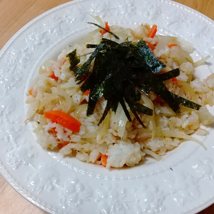 野菜いっぱい!簡単チャーハン